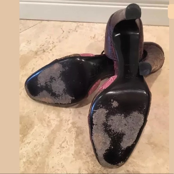 PRADA Genuine Crocodile Alligator Heel Rare ITALY - Picture 10 of 12